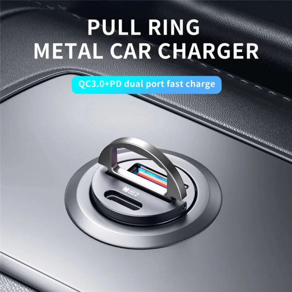 100W/200W QC3.0 PD Mini Car Charger 12-24V Lighter Fast Charging Car USB Type C Charger for Xiaomi Samsung Huawei iPhone Power - Image 6