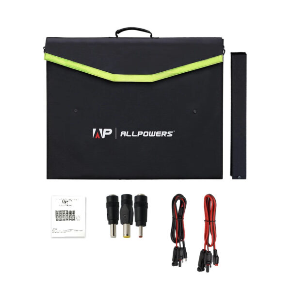 ALLPOWERS Solar Charger 18V100W Foldable Solar Panel Suit For Portable Power Station/Generator Outdoor Travel Camping - Image 2