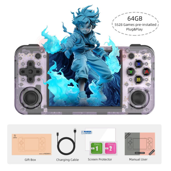 ANBERNIC RG35XX H Hand-held Consoles For Playing Video Games 3.5-inch IPS 640*480 Screen Retro Game Player 3300 mAh 5000+ Games - Image 2