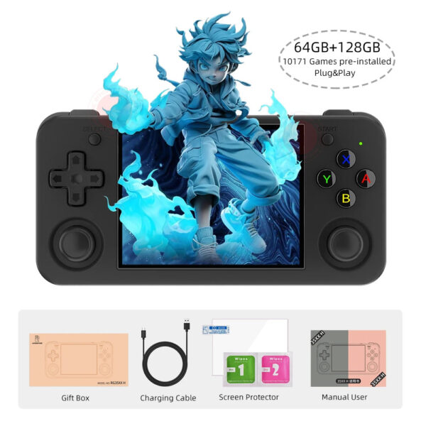 ANBERNIC RG35XX H Hand-held Consoles For Playing Video Games 3.5-inch IPS 640*480 Screen Retro Game Player 3300 mAh 5000+ Games - Image 16