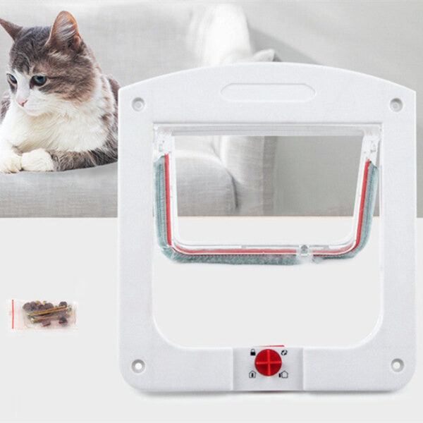 Controllable Two-Way Pet Door for Free Entry and Exit - Image 4