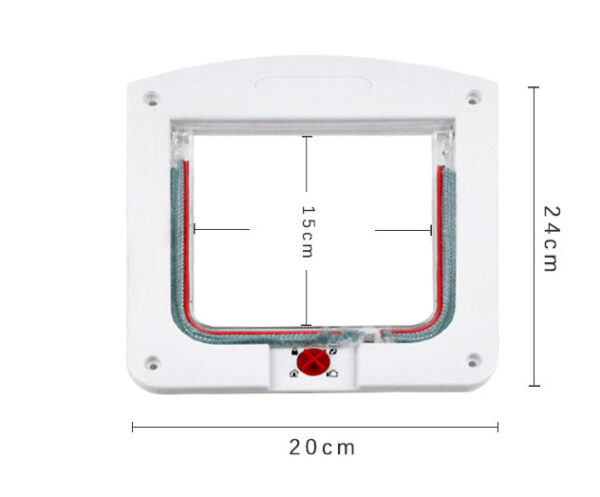 Controllable Two-Way Pet Door for Free Entry and Exit - Image 6
