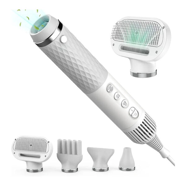 Dog Hair Dryer 5 In 1 Handheld Dog Dryer Pet Dog Blow Dryer With Temperature Adjustment For Home Travel US Plug - Image 3