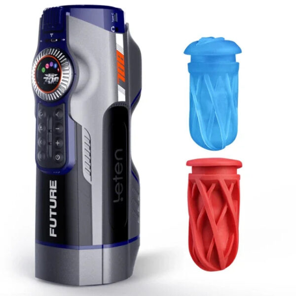 Leten 708-III Super Quiet USB Charging Automatic Telescopic Male Masturbator Vagina Real Pussy Heating Moaning Sex Toys For Men - Image 2