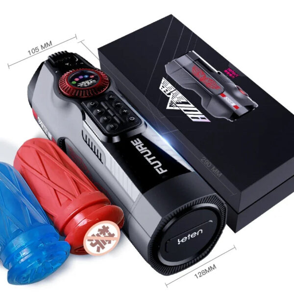 Leten 708-III Super Quiet USB Charging Automatic Telescopic Male Masturbator Vagina Real Pussy Heating Moaning Sex Toys For Men - Image 8