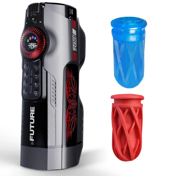 Leten 708-III Super Quiet USB Charging Automatic Telescopic Male Masturbator Vagina Real Pussy Heating Moaning Sex Toys For Men - Image 9