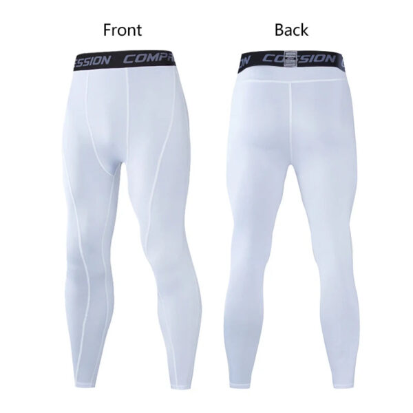 Men's Compression Pants Cycling Running Basketball Soccer Elasticity Sweatpants Fitness Tights Legging Trousers Rash Guard Gym - Image 16