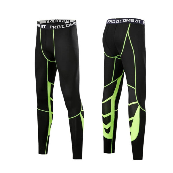 Men's Compression Pants Cycling Running Basketball Soccer Elasticity Sweatpants Fitness Tights Legging Trousers Rash Guard Gym - Image 4