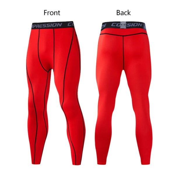 Men's Compression Pants Cycling Running Basketball Soccer Elasticity Sweatpants Fitness Tights Legging Trousers Rash Guard Gym - Image 5
