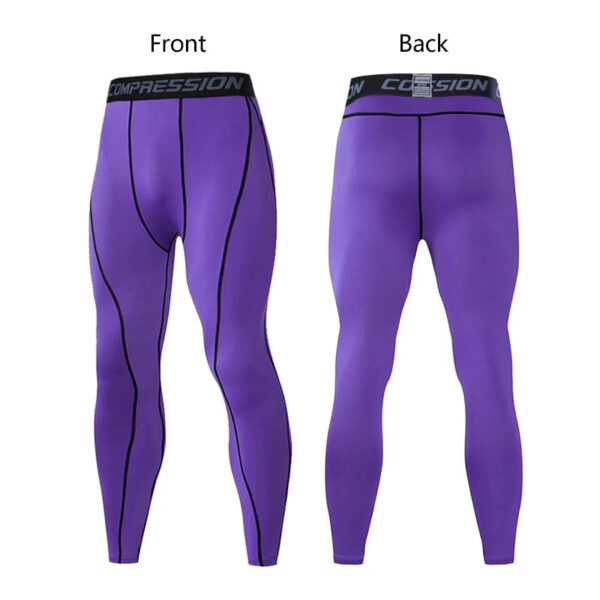 Men's Compression Pants Cycling Running Basketball Soccer Elasticity Sweatpants Fitness Tights Legging Trousers Rash Guard Gym - Image 8