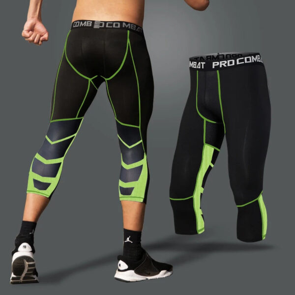 Men's Compression Pants Cycling Running Basketball Soccer Elasticity Sweatpants Fitness Tights Legging Trousers Rash Guard Gym - Image 9