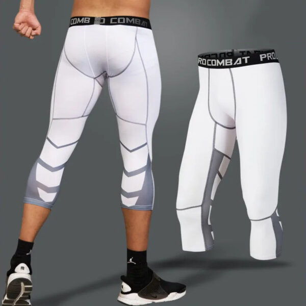 Men's Compression Pants Cycling Running Basketball Soccer Elasticity Sweatpants Fitness Tights Legging Trousers Rash Guard Gym - Image 10