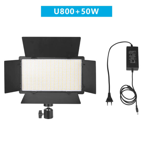 Nagnahz U800+ LED Video Light Photo Studio Lamp Bi-Color 2500K-8500k Dimmable with Tripod Stand Remote for Video Recording Para - Image 10