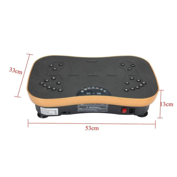 500W Vibration Exercise Platform - Body Fitness Massager with Remote (220V) - Image 4